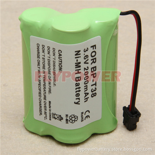 Ni-MH Battery 3.6V AA2000mAh Rechargeable Battery Pack Bp-T38 for Cordless Phone (3S of FH-AA2000)